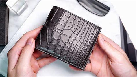 hermes crocodile leather wallet|hermes alligator long wallet.